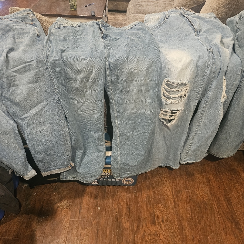 Classic Blue Women's Jeans Size 1x And 18